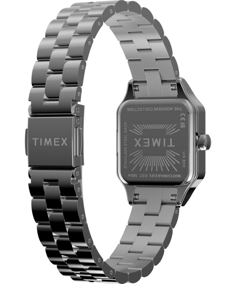 TW2Y79300 Addison 23mm Stainless Steel Bracelet Watch Caseback with Attachment Image