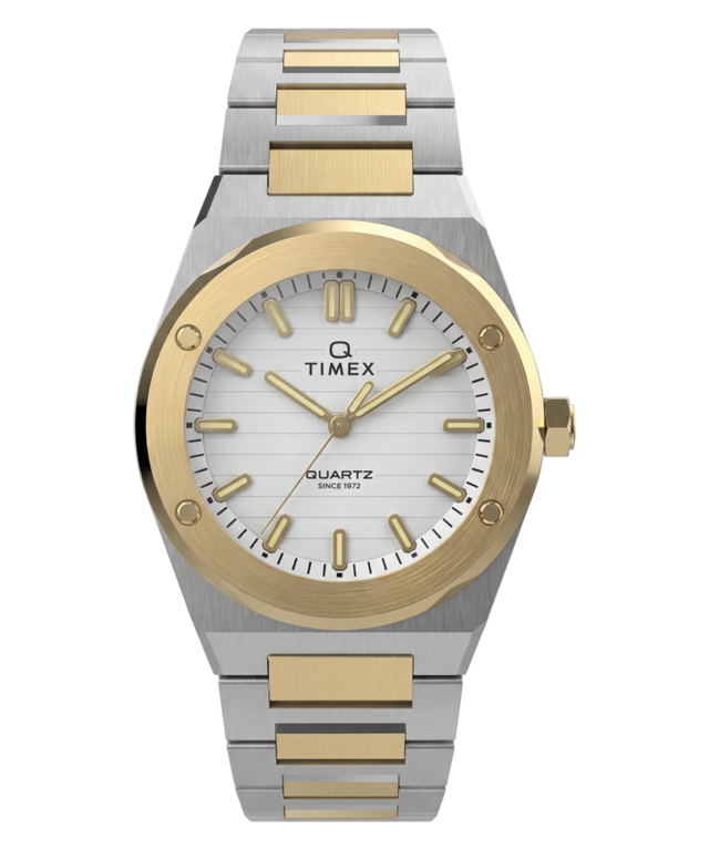 TW2Y81900 Q Timex Marbella 34mm Stainless Steel Bracelet Watch Primary Image