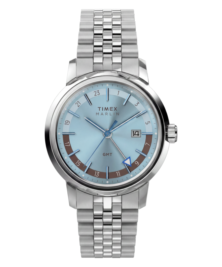 TW2Y84100 Marlin® Quartz GMT 40mm Stainless Steel Bracelet Watch   Primary Image