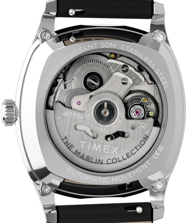 TW2Y84300 Marlin® Chatham Automatic 36mm Leather Strap Watch   Caseback Image