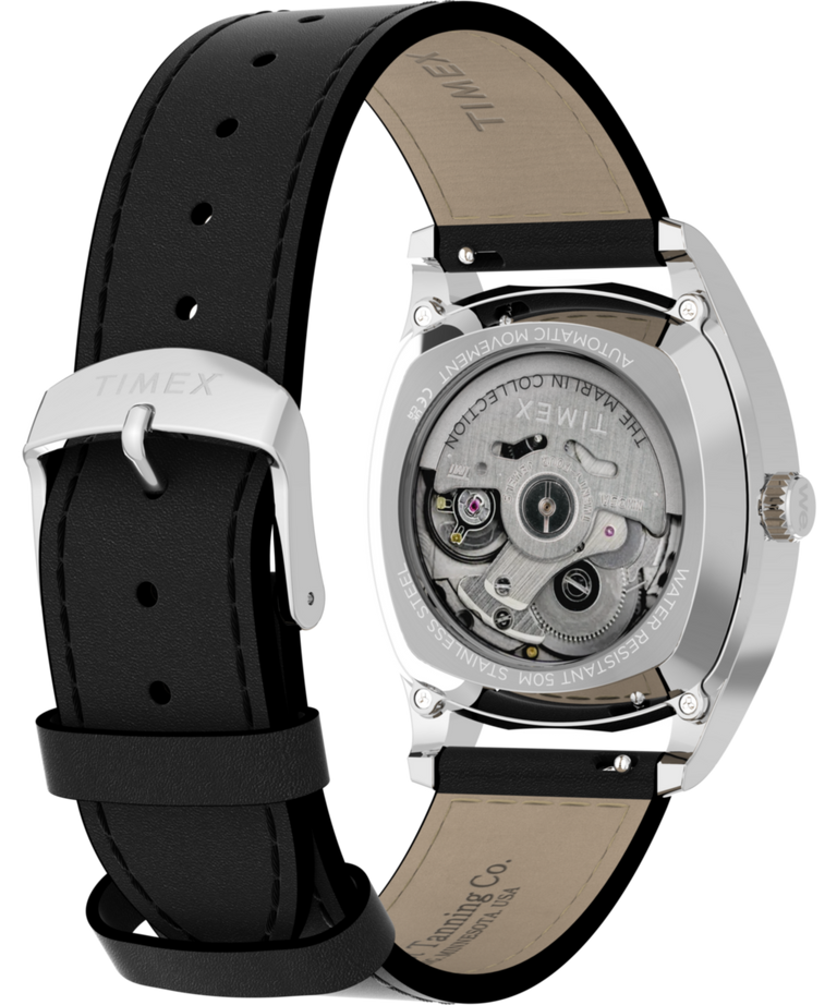 TW2Y84300 Marlin® Chatham Automatic 36mm Leather Strap Watch   Caseback with Attachment Image