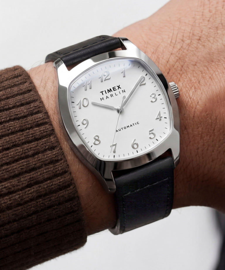 TW2Y84300 Marlin® Chatham Automatic 36mm Leather Strap Watch   Primary Wrist Image