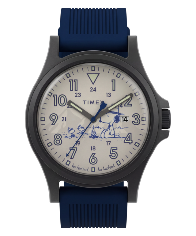 TW2Y84700 Peanuts® x Timex Expedition® Acadia 40mm Silicone Strap Watch Primary Image