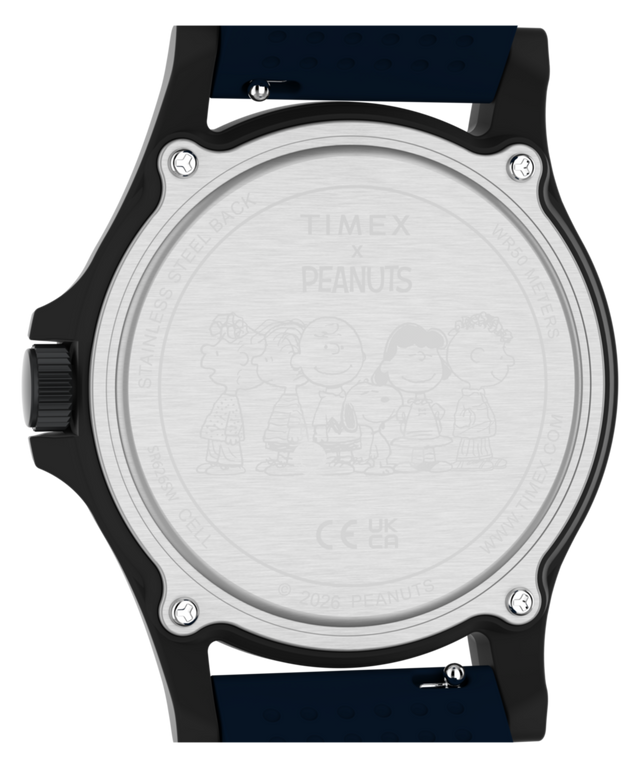TW2Y84700 Peanuts® x Timex Expedition® Acadia 40mm Silicone Strap Watch Caseback Image