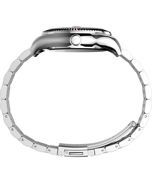 TW2Y85500 Peanuts® x Timex Legacy Snoopy Umbrella Stainless Steel Bracelet Watch   Profile Image