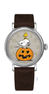 TW2Y85800 Peanuts® x Timex Weekender® Pumpkin 40mm Leather Strap Watch   Primary Image
