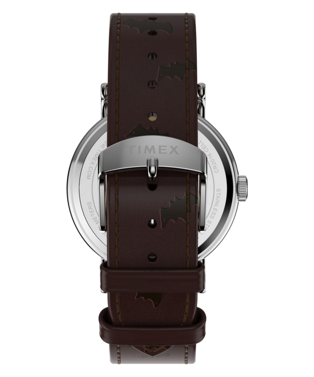 TW2Y85800 Peanuts® x Timex Weekender® Pumpkin 40mm Leather Strap Watch   Strap Image