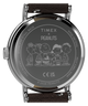 TW2Y85800 Peanuts® x Timex Weekender® Pumpkin 40mm Leather Strap Watch   Caseback Image