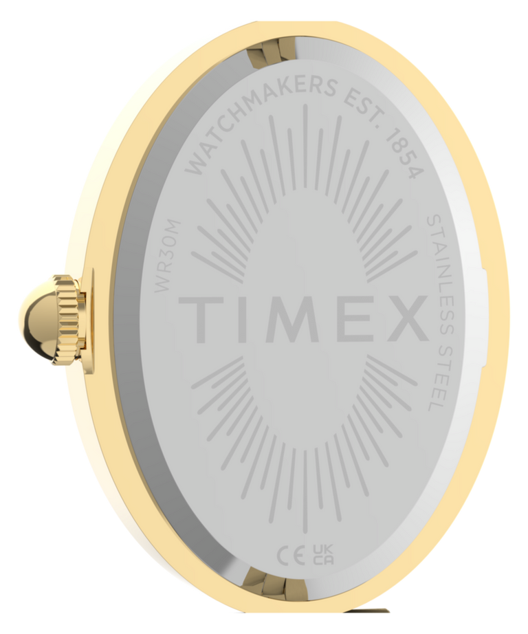 TW2Y86100 Cavatina® Luxe 22mm Stainless Steel Watch   Caseback Image