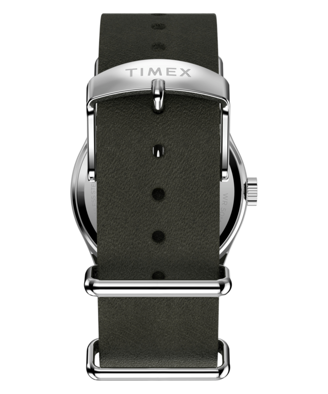 TW2Y86500 Timex Weekender® New England 34mm Leather Strap Watch  Strap Image