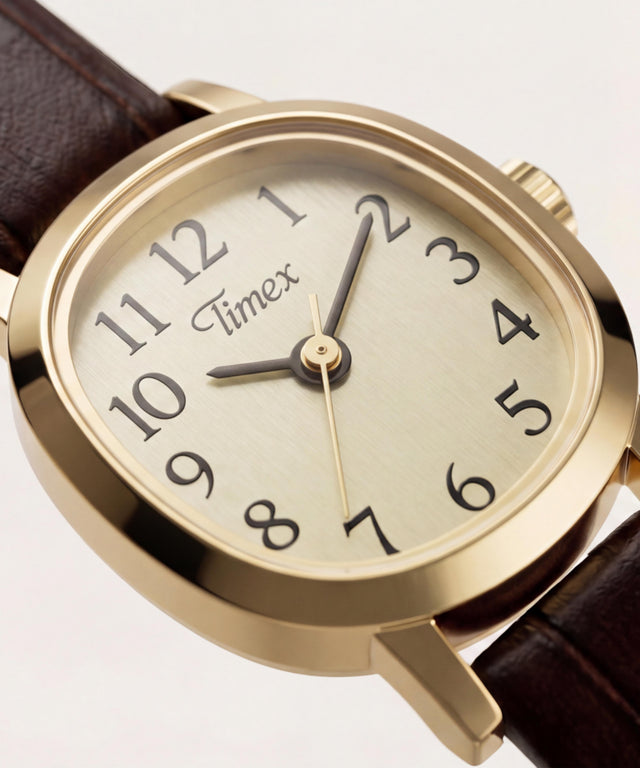 TW2Y87700 Cavatina® Mini 17mm Leather Strap Watch   Alt Beauty Shot 4