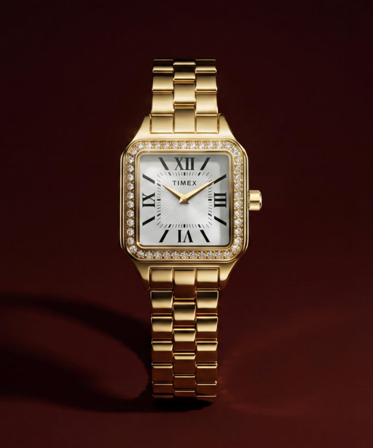 TW2Y90500 Addison 23mm Stainless Steel Bracelet Watch Campaign Key Silhouettes (Beauty shots) Image