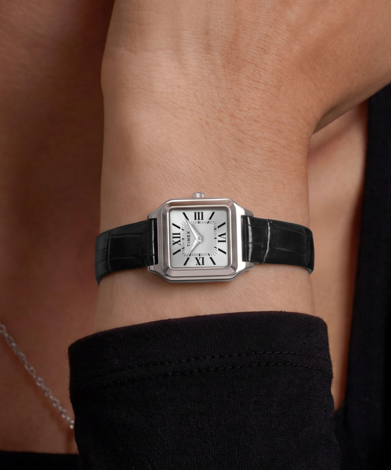 TW2Y90600 Addison 23mm Leather Strap Watch   Primary Wrist Image