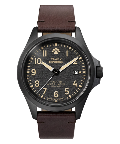TW2Y90900 Expedition® Field Post Titanium Automatic 41mm Leather Strap Watch Primary Image