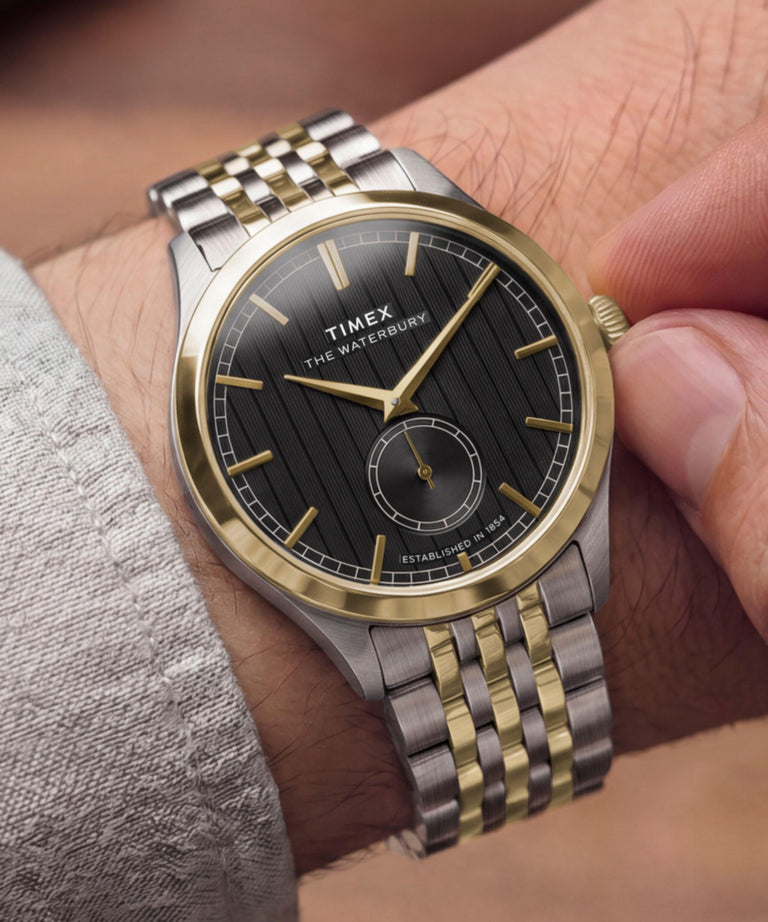 TW2Y91900 Waterbury Classic 39mm Stainless Steel Bracelet Watch Primary Wrist Image