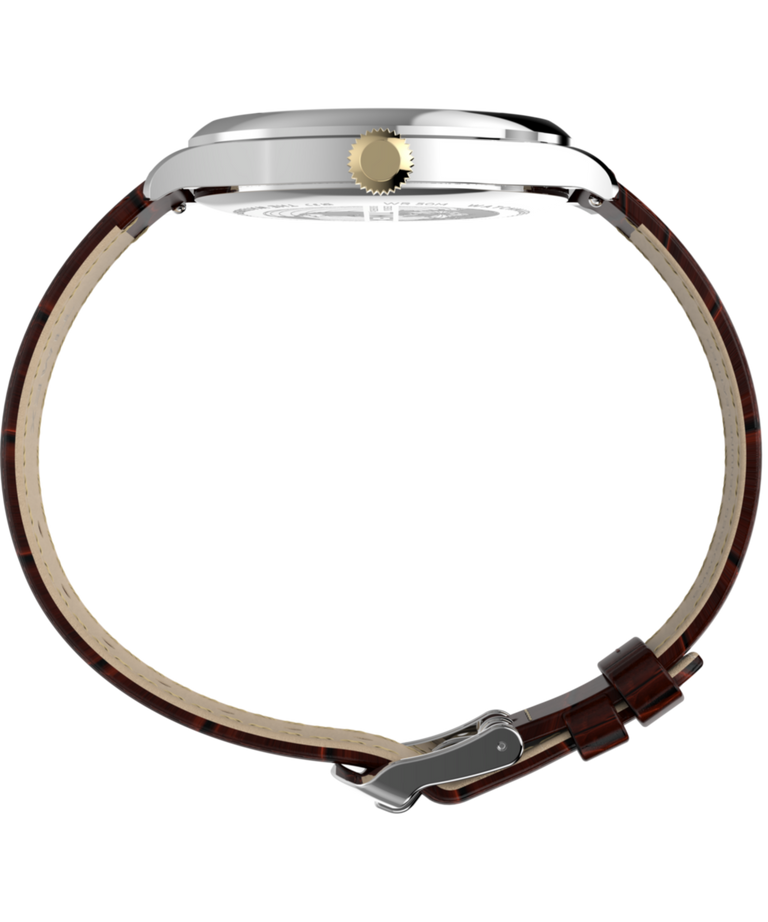 TW2Y92100 Waterbury Classic Sub-Second 39mm Leather Strap Watch Profile Image