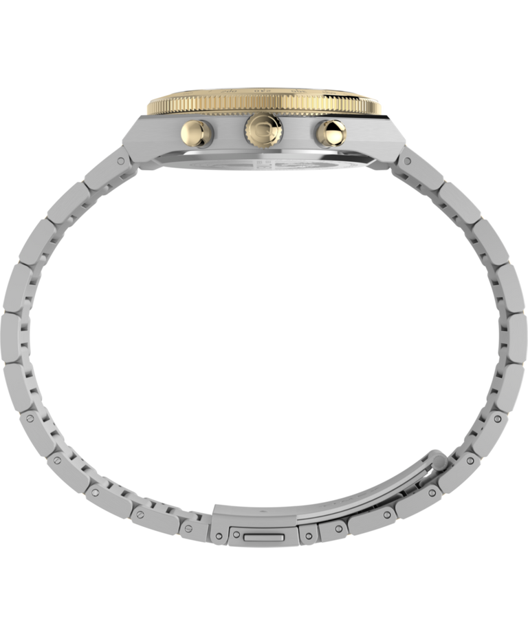 TW2Y92300 Q Timex Continental Chronograph 36mm Stainless Steel Bracelet Watch Profile Image