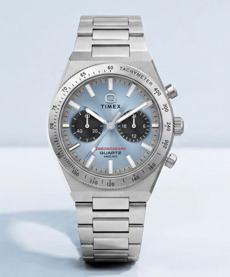 TW2Y92400 Q Timex Continental Chronograph 36mm Stainless Steel Bracelet Watch Collab Additional Image