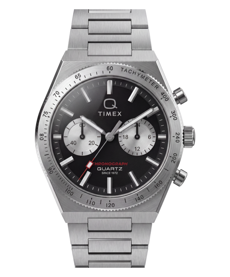 TW2Y93200 Q Timex Continental Chronograph 36mm Stainless Steel Bracelet Watch   Primary Image