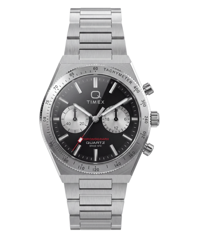TW2Y93200 Q Timex Continental Chronograph 36mm Stainless Steel Bracelet Watch   Primary Image
