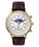 TW2Y99000 Timex 1990 Moon Phase Reissue 37mm Leather Strap Watch Primary Image