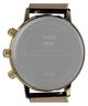 TW2Y99000 Timex 1990 Moon Phase and Calendar Dial Reissue 37mm Leather Strap Watch Caseback Image