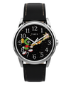 TW2Y99300 Looney Tunes Marvin the Martian x Timex Easy Reader® 38mm Leather Strap Watch Primary Image