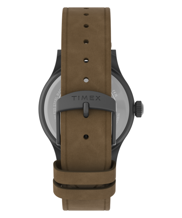 TW2Y99400 Looney Tunes Road Runner & Wile E. Coyote x Timex Expedition® Scout 40mm Leather Strap Watch Strap Image