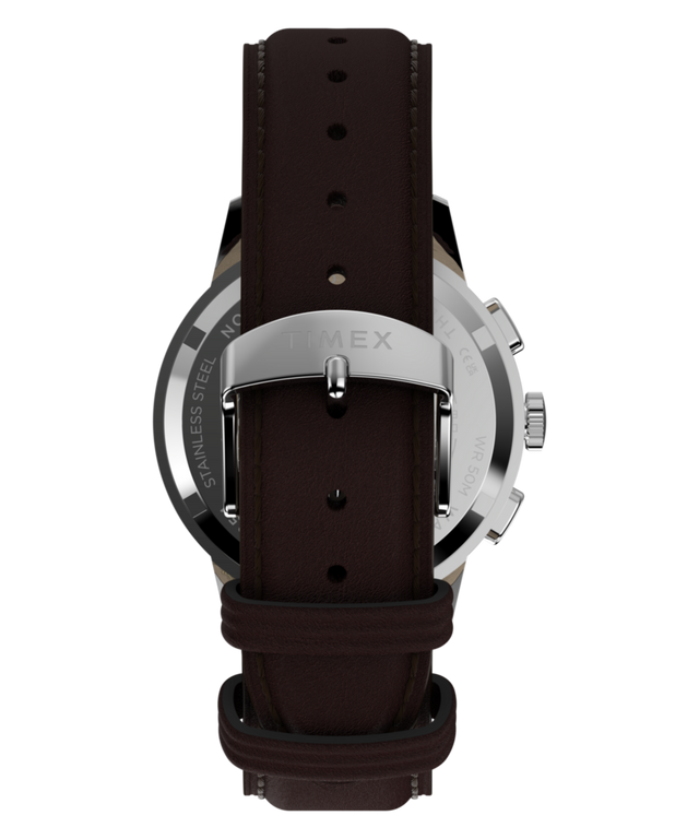 TW3A00200 Marlin® Neo Classic Chronograph 40mm Leather Strap Watch Strap Image