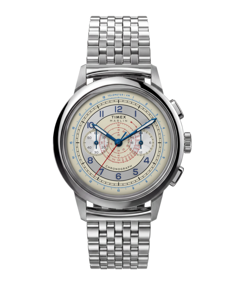 TW3A00300 Marlin® Neo Classic Chronograph 40mm Stainless Steel Bracelet Watch   Primary Image