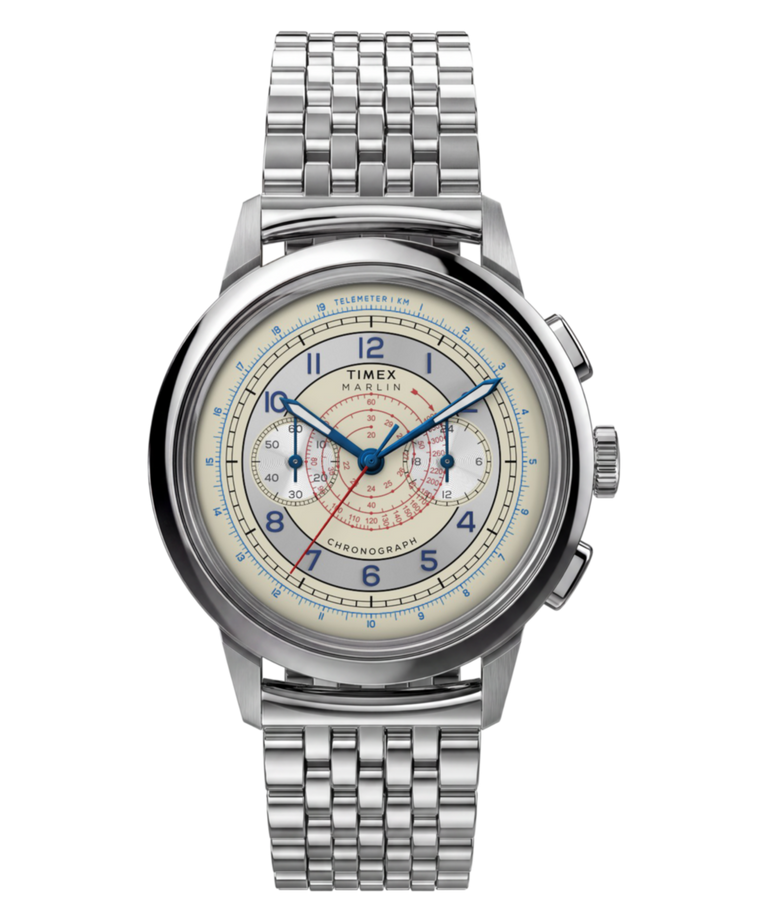 TW3A00300 Marlin® Neo Classic Chronograph 40mm Stainless Steel Bracelet Watch   Primary Image