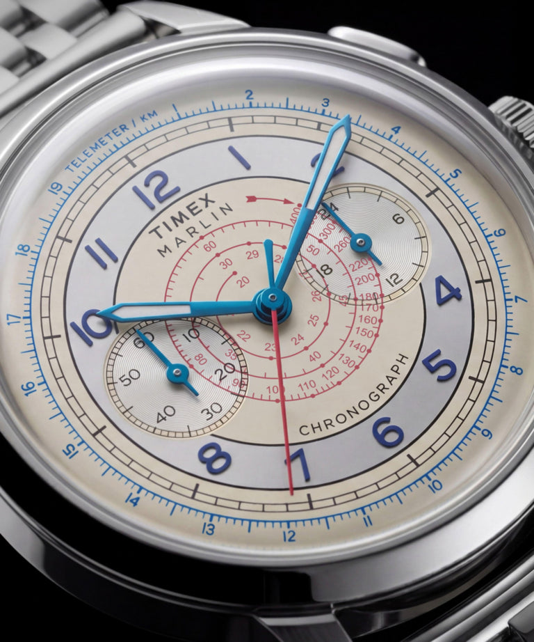 TW3A00300 Marlin® Neo Classic Chronograph 40mm Stainless Steel Bracelet Watch   Alt Beauty Shot 4