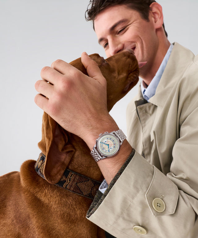 TW3A00300 Marlin® Neo Classic Chronograph 40mm Stainless Steel Bracelet Watch   Lifestyle 2 Image