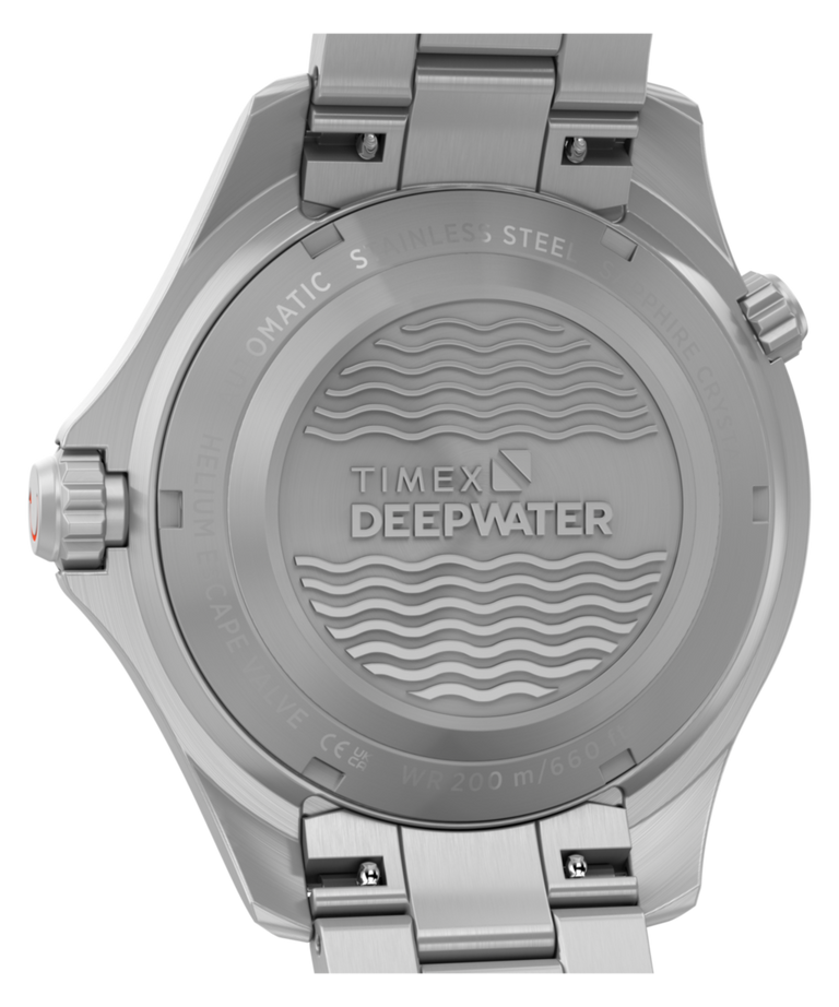 TW3A01600 Deepwater Meridian 200 HEV Automatic 44mm Stainless Steel Bracelet Watch Caseback Image