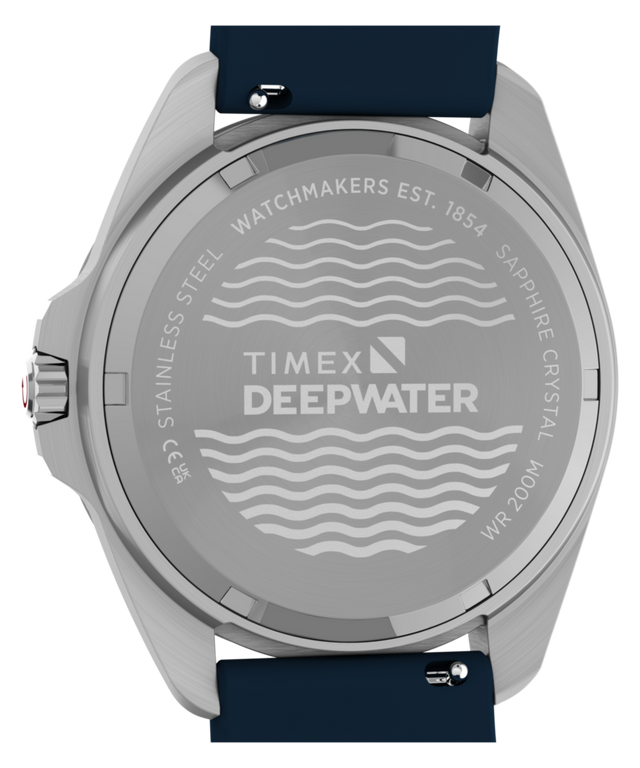 TW3A01900 Deepwater Arctic 200 40.5mm HNBR Synthetic Rubber Strap Watch Caseback Image
