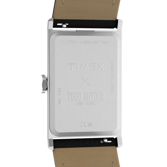 TW3A02600 Todd Snyder x Timex 1976 Lexington 21mm Leather Strap Watch Caseback Image