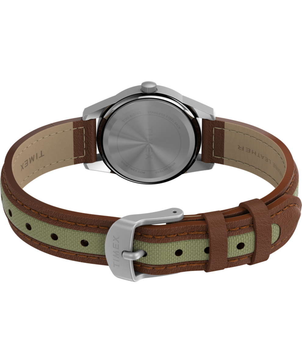 TW4B11900 Expedition Field Mini 26mm Leather Strap Watch Caseback with Attachment Image