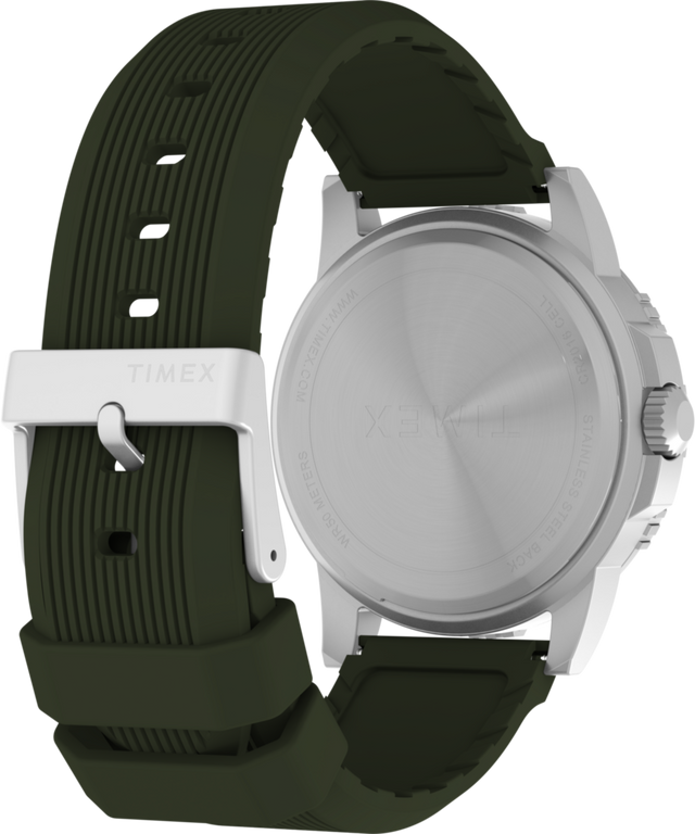 TW4B32100 Expedition Ridge 43mm Silicone Strap Watch Caseback with Attachment Image
