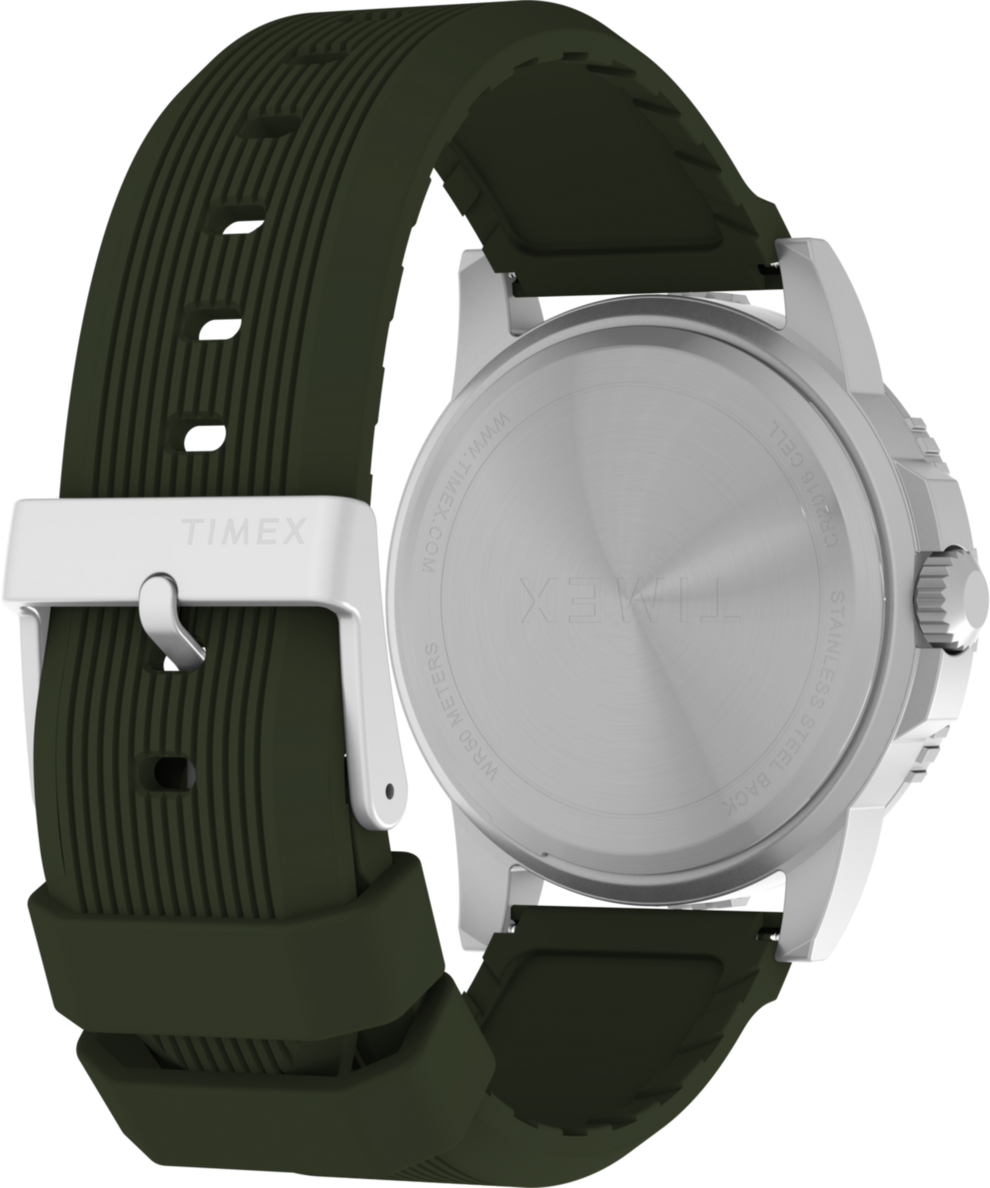 TW4B32100 Expedition Ridge 43mm Silicone Strap Watch Caseback with Attachment Image