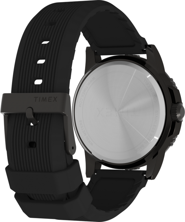 TW4B32200 Expedition Ridge 43mm Silicone Strap Watch Caseback with Attachment Image