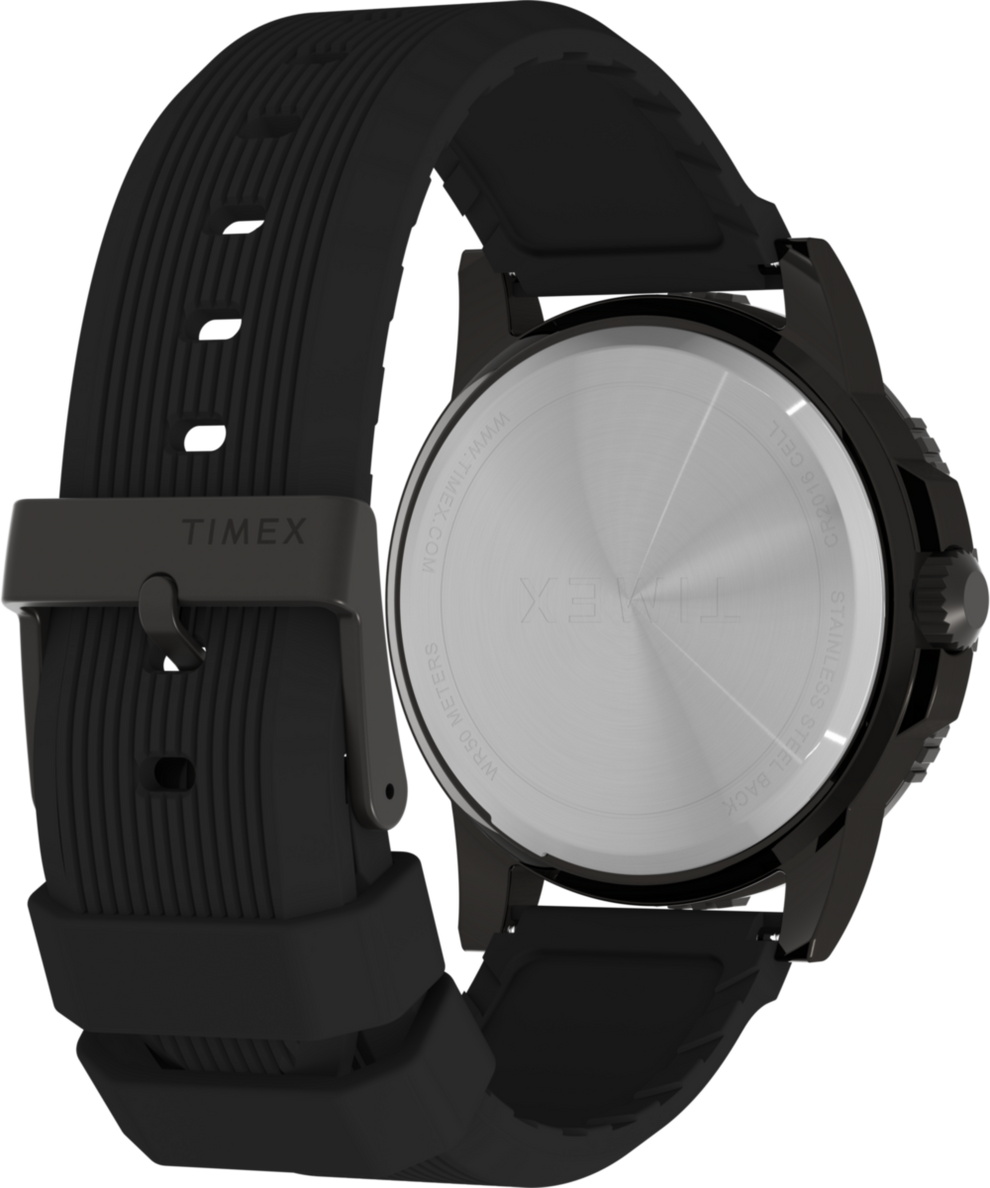 TW4B32200 Expedition Ridge 43mm Silicone Strap Watch Caseback with Attachment Image