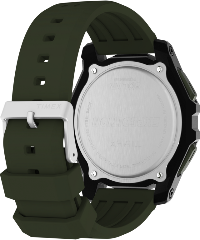 TW4B33700 Expedition Ridge Solar 49mm Silicone Strap Watch Caseback with Attachment Image