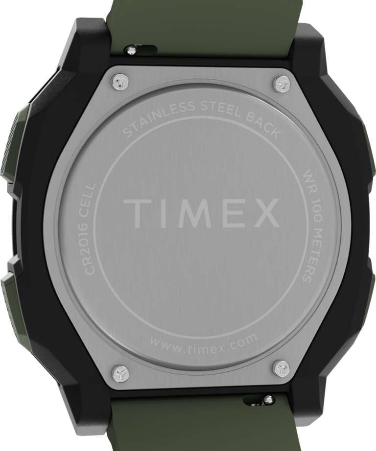 TW4B34500 Expedition® Ridge 43mm Silicone Strap Watch Caseback Image