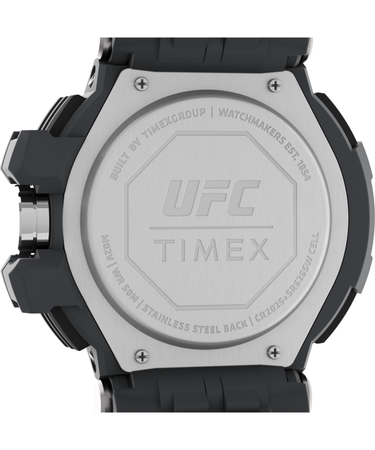 TW5M51900 Timex UFC Combat 53mm Resin Strap Watch Caseback Image