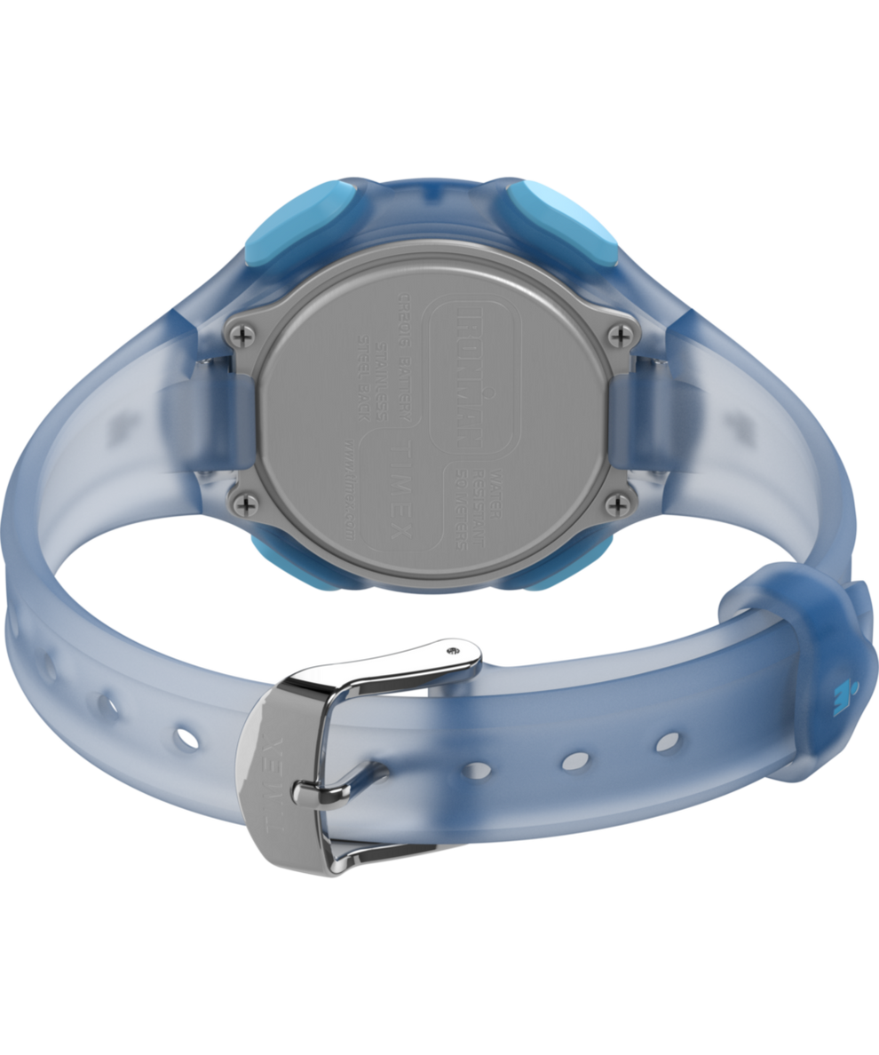 TW5M65800 TIMEX® IRONMAN® Essential 30 34mm Resin Strap Watch Caseback with Attachment Image