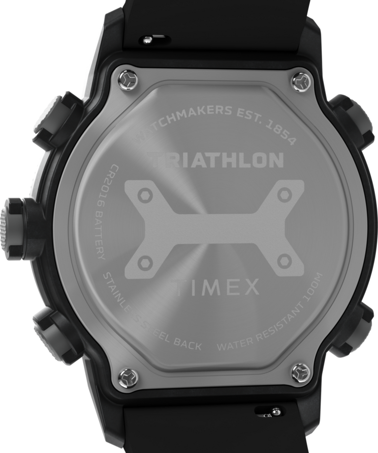 TW5M66900 Triathlon 200 Lap 44mm Silicone Strap Watch Caseback Image