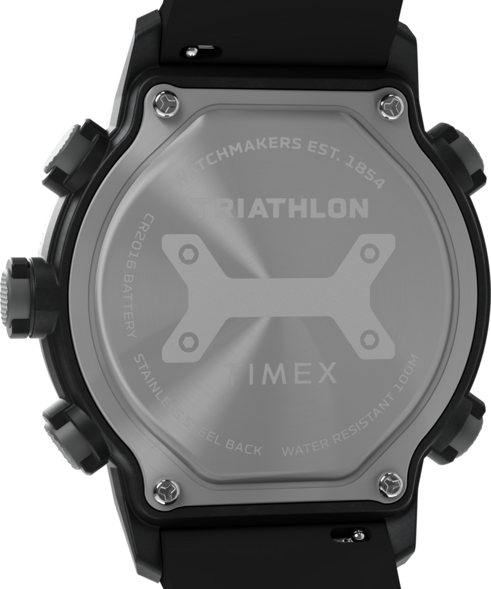 TW5M66900 Triathlon 200 Lap 44mm Silicone Strap Watch Caseback Image