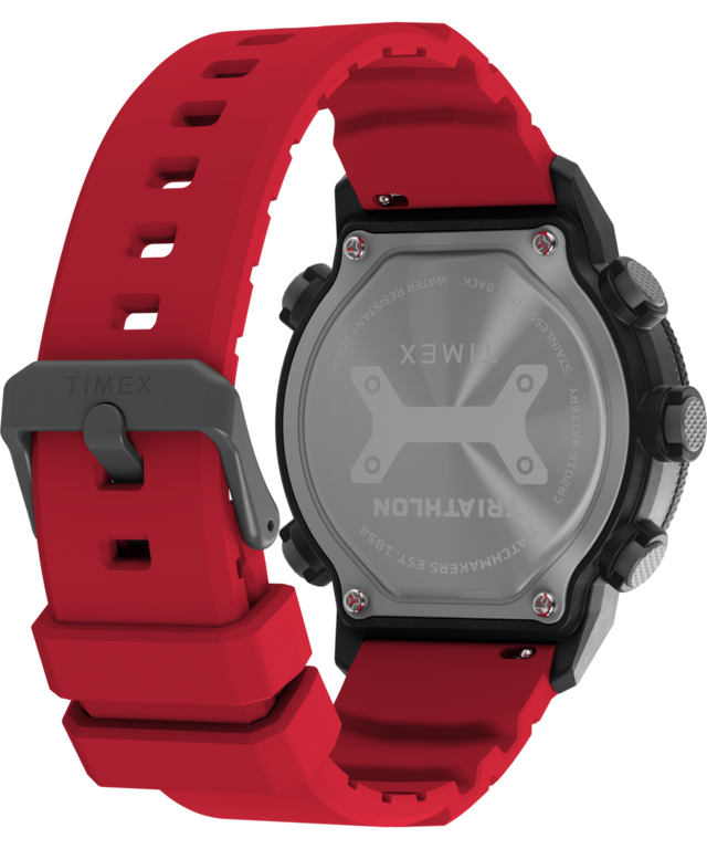 TW5M67000 Triathlon 200 Lap 44mm Silicone Strap Watch Caseback with Attachment Image