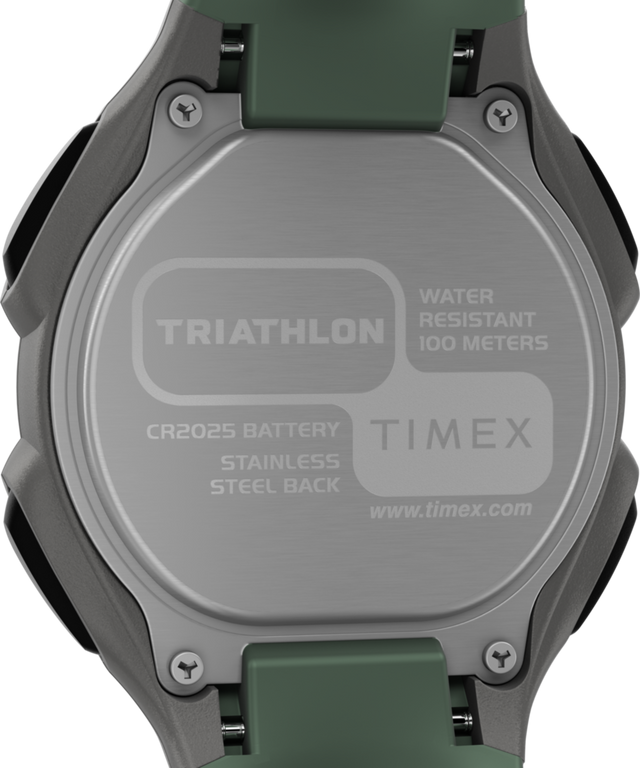 TW5M67300 Triathlon Classic 38mm Synthetic Strap Watch Caseback Image