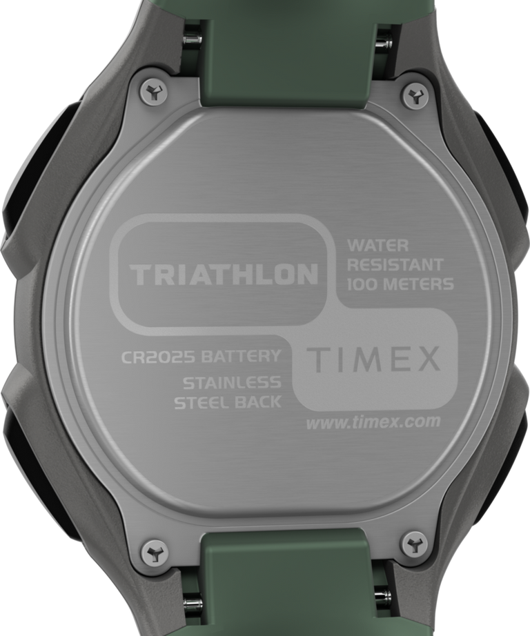 TW5M67300 Triathlon Classic 38mm Synthetic Strap Watch Caseback Image